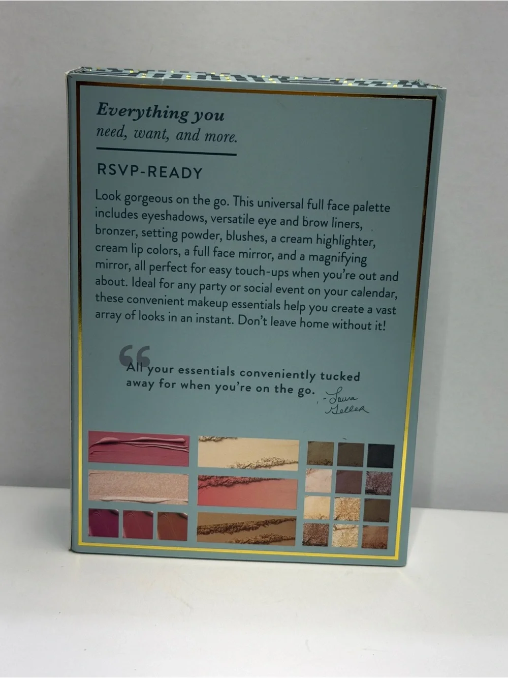 Laura Geller RSVP-Ready Big Night Out Full Face Travel Palette New